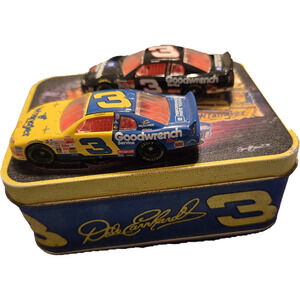 Dale Earnhardt #3 Wrangler Goodwrench 1999 Action 1:64 Scale 2 Car Collector Tin